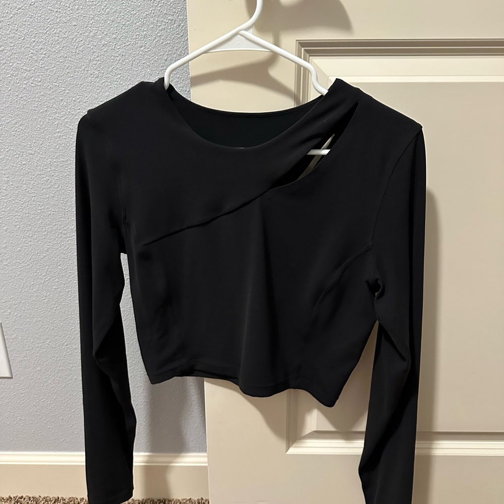 Lululemon Athletica Black Crop Top